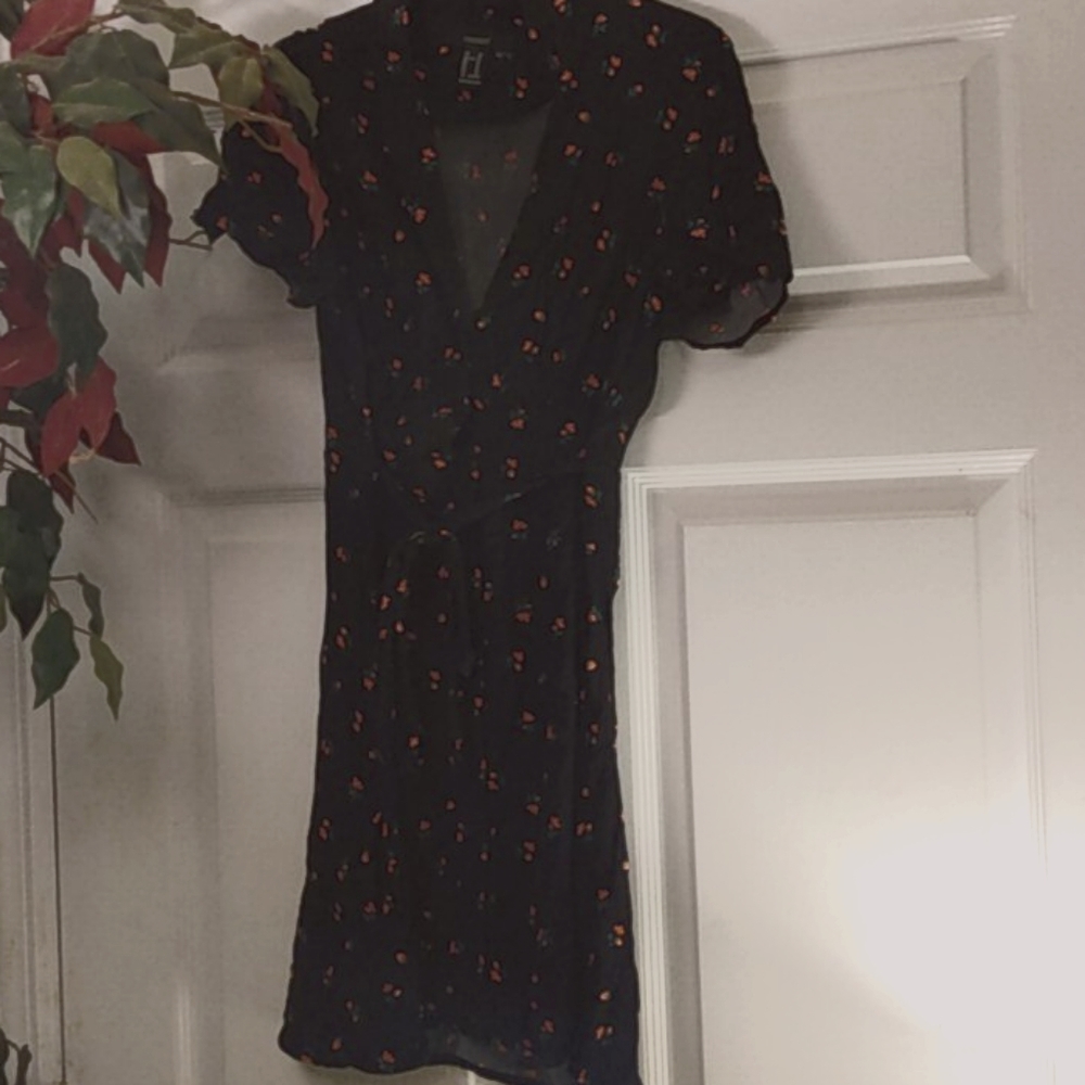 Cherry print mini dress